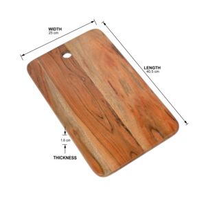 เขียงไม้สำหรับเครื่องครัวสำหรับเขียงและเขียงเสิร์ฟอาหารทำด้วยมือ - Product Image 4