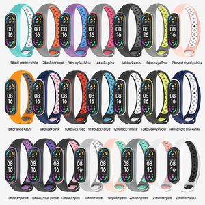 Correa Deportiva de Repuesto para Mi Band 5, de Goma, Color Rosa, Venta al por Mayor, Multicolor - Product Image 6