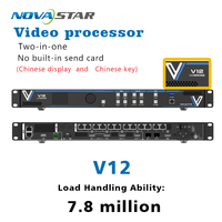 Pengontrol Video LED Novastar V6 V8 V12 V16 4K HD All in One Prosesor Layar LED untuk Iklan Komersial Dalam dan Luar Ruangan
