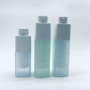 5 bouteilles torsion carrées en plastique acrylique, 15ML, 30ML, 50ML, sans air, pour conteneurs et emballage de cosmétiques, vente en gros - Product Image 3