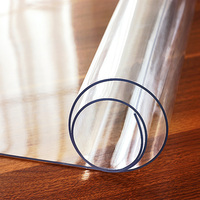 Tapis de bureau transparent antidérapant en PVC pour entrepôt étranger, tapis de souris en PVC résistant à la chaleur et imperméable, tapis de bureau pour ordinateur en cristal transparent