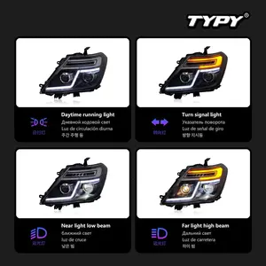 ชุดอัพเกรดไฟหน้า LED 12V 6000K สำหรับรถยนต์ Patrol Y62 ปี 2012-2019 พร้อมไฟ DRL และไฟเลี้ยวแบบไดนามิก รุ่นใหม่ - Product Image 4