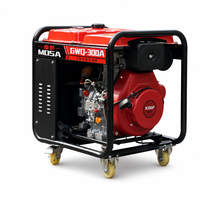 Pasokan Pabrik AC220V 5KW 300A IGBT Generator Las Busur Logam Manual Diesel Multifungsi Frekuensi Tinggi