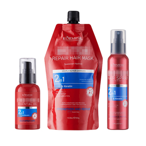 Sérum capillaire KORMESIC 100ml, huile multi-effets nourrissante et réparatrice, soin capillaire pour des cheveux soyeux et lisses, huile essentielle à la kératine. - Product Image 6