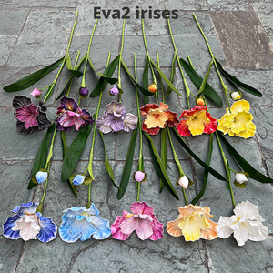 LO-804 <span class=keywords><strong>Iris</strong></span> artificielles en EVA à 2 têtes, style <span class=keywords><strong>jardin</strong></span>, pour la décoration <span class=keywords><strong>de</strong></span> mariages, d'événements et <span class=keywords><strong>de</strong></span> la maison (vente en gros) - Product Image 1