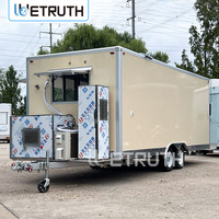 Camion de restauration Wetruth avec cuisine complète, remorque alimentaire mobile, camion à café, chariot à glaces, chariot à hot-dogs, chariot de restauration