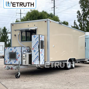 フードトラックフルキッチン付きモバイルフードトレーラーコーヒートラックアイスクリームカートホットドッグカートコンセッションフードユニット - Product Image 3