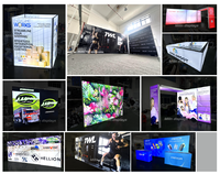 Affichage de stand de salon Portable en aluminium Pop up Booth Trade Show Lightbox Backlit 10x20 Trade Show Booth for Exhibition