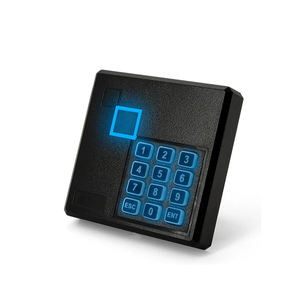 Lector de tarjetas de acceso con teclado y contraseña, cabezal de lectura Wiegand 26/34, personalizado de fábrica, lector de tarjetas de acceso ABS IC ID. - Product Image 2