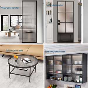 Verre flotté clair/ultra-clair/tinté/coloré/à motifs/figuré/roulé/obscurcissant/givré de 10 mm pour la construction/tempré/laminé/de décoration - Product Image 5