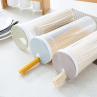 Grand récipient de stockage de nourriture hermétique en plastique transparent Spaghetti nouilles pâtes boîte de conservation des aliments secs avec couvercle de verrouillage en PP
