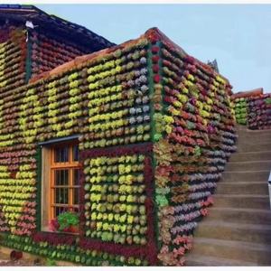 Maceta Vertical Hidropónica para Jardín Vertical, Maceta de Pared Verde con Sistema de Riego, Maceta Apilable Hidropónica - Product Image 4