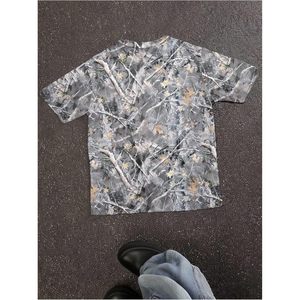 FOXA T-shirt camouflage pour garçon, imprimé feuille d'érable, manches courtes, respirant, pour la chasse, streetwear d'été - Product Image 2