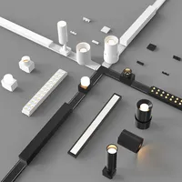 DGLUX Rail en aluminium commercial Tuya Track Light Zigbee Ultra Thin Led Magnetic Track Light