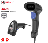RADALL-escáner de código de barras OEM, lector de código de barras con cable Usb, Bluetooth, inalámbrico, 1D, 2D, Qr