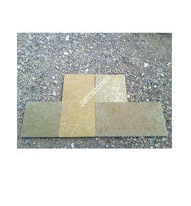 Dalles de pierre calcaire naturelle jaune Tandoor, qualité supérieure, carreaux de pierre calcaire polis pour les murs, les sols et les espaces extérieurs - Product Image 1