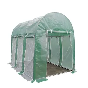 300x200x200cm厘米便携式防水家庭花园温室可设置多跨度金属框架农业温室