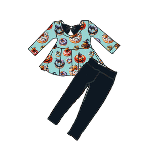 <span class=keywords><strong>Costume</strong></span> Halloween Citrouille Motif Ropa De <span class=keywords><strong>Bebe</strong></span> Vêtements pour Filles Bébé Porter Enfant Fille Vêtements - Product Image 1