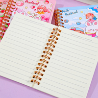 Newsmall carnet de notes Mini Logo spirale carnet de notes impression Schleathere carnet de notes emballage papier papier pour Kpu cuir matériel 555-42