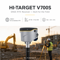 Récepteur RTK Hi-Target V700S V6S 1408 canaux avec caméra 4K pour repérage visuel, mesure d'images et repérage AR pour la rénovation urbaine