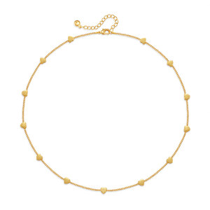 الأكثر مبيعًا قلادة عالية الجودة مصنوعة يدويًا على شكل قلب على شكل بوهو مطلية بالذهب عيار 18 قيراط مجوهرات بتصميم جديد - Product Image 2