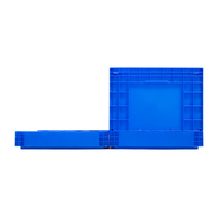 600*400*280 Bac de rangement logistique réutilisable pliable en plastique PP pour la distribution et l'entrepôt