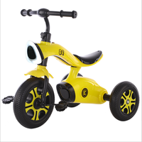 Achat en ligne Vente en Inde Prix pas cher Poussette 4 en 1 Jouet pour bébé à trois roues Tricycle avec panier arrière