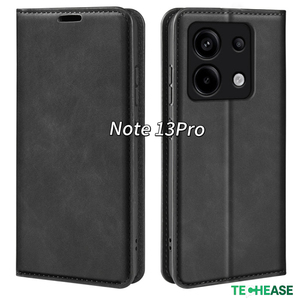 <span class=keywords><strong>เคส</strong></span>โทรศัพท์แบบพับได้ TechEase หนัง PU ดีไซน์ธุรกิจ พร้อมช่องใส่บัตร ที่ตั้งวางได้ ป้องกันการกระแทก สำหรับ Redmi Note12/Note13/Note14 - Product Image 1