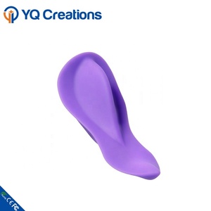 Mini Elettrico In Silicone Indossabile Impermeabile del Punto di G Clitoride Vibratori Uovo di Salto Per La Signora