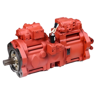 Pompe à pistons axiaux série K3V Kawasaki K3V112 K3V140 K3V180 à cylindrée variable, à plateau incliné, en circuit ouvert, 343 bars