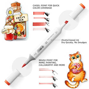 60 pennarelli <span class=keywords><strong>di</strong></span> arte <span class=keywords><strong>a</strong></span> colori pittura da te da colorare <span class=keywords><strong>a</strong></span> doppia testa <span class=keywords><strong>di</strong></span> Design <span class=keywords><strong>serie</strong></span> classica <span class=keywords><strong>marcatori</strong></span> <span class=keywords><strong>di</strong></span> alcol per artisti adulti bambini - Product Image 2