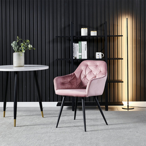 Bán Buôn Châu Âu Sang Trọng Màu Hồng Màu Xanh Trắng Phòng Chờ Nhung Ghế Da Tổng Hợp Sherpa Phòng Khách Ghế Giải Trí Ghế - Product Image 5