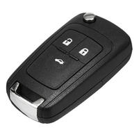 Llave Inteligente Resistente Holden con Control Remoto Flip 433MHz ID46 para Barina Cruze Commodore VF, Diseño de 3 Botones, Uso Interior y Exterior