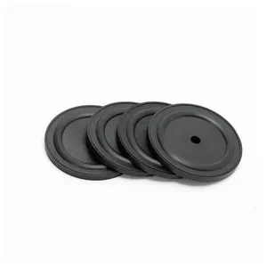 Custom Chemical Resistant FKM PTFE Rubber Molded Valve Diaphragm Pump Seal Gasket Rubber Products Diaphragm Parts