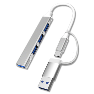 2 <strong>in</strong> <strong>1</strong> Type C + USB HUB <strong>Dock</strong> 3.0 Type-C <strong>4</strong> Ports USB 3.0 2.0 Hub Multi-port USB Splitter Expander OTG Adapter for Samsung Macbook