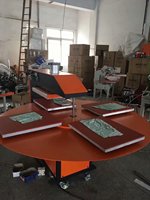 Presse à chaud pneumatique automatique 16x20 de haute qualité pour vêtements, imprimante à plat neuve