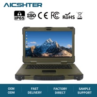 Nouvel ordinateur portable robuste de 15,6 pouces, I9-13900HK, RTX 4050, 16 Go, 512 Go, station de travail portable, vert, IP65, marque privée, Wi-Fi 6 pour 5.2