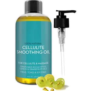 Oem/Odm 100% Pure Etherische Oliën Collageen Stamcel Huid Stevige Anti Cellulitis Afslankende Massage Olie Voor Spa