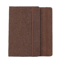 Carnet A5 en papier recyclé avec élastique – Nouveau design professionnel, pages intérieures vierges, agenda de luxe, personnalisable avec LOGO pour entreprise