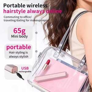 Peigne chauffant sans fil pour frange, mini brosse lissante USB, fer à coiffer unisexe, peigne lissant pour cheveux - Product Image 3