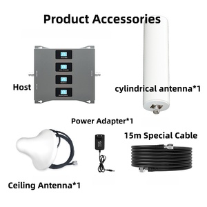 Amplificateur <span class=keywords><strong>de</strong></span> signal <span class=keywords><strong>de</strong></span> téléphone portable quadri-bande européen 800 900 1800 2100 2600 MHz à gain élevé 70 dB, répéteur mobile pour réseaux GSM 2G 3G 4G - Product Image 6