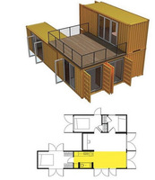 Conteneur de maison préplumée Portable, pour Restaurant, maison de stockage des aliments, bon marché, offre spéciale