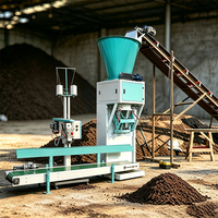 Machine d'emballage automatique pour sacs de compost organique, engrais, sable, gravier et aliments pour animaux de 5 kg, 25 kg et 50 kg