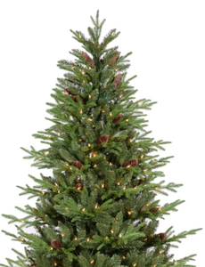 Arbre de Noël à charnière en PVC et baies de pin de Guangdong Arbre de Noël en bois Lightsnow Vente en gros - Product Image 3