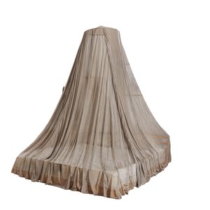 Bloque Emf Blindaje Domo Mosquitera y Dosel de Cama Blindaje Plegable Mosquitera Adultos Circular Gris Plateado - Product Image 1