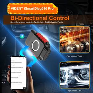 Herramienta de Diagnóstico Automotriz Vident ISmartDiag510 Pro 2026 para Todos los Sistemas, Compatible con <span class=keywords><strong>28</strong></span> Funciones Especiales, Incluyendo DOIP, CANFD, Datos en Tiempo Real y TPMS - Product Image 5