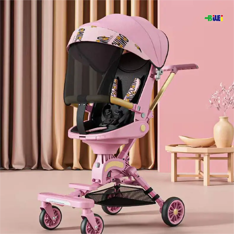 Opvouwbare Lichtgewicht Kinderwagen Opvouwbare Buggy Magic Kinderwagen Verwijderbare Kinderwagen