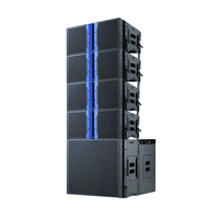 Altavoz Profesional Line Array de 2*10 Pulgadas y 600W, Equipo de Sonido para Actuaciones de Tamaño Pequeño a Mediano