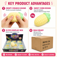 Jouets sensoriels Southpeak : Jouets Squishy en maïs croustillant, Jouets Squishy Crunchy, Jouets Fidget Squishy, Jouets à presser sensoriels – Vente en gros, en vrac, Fabrication OEM, Cadeau