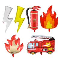 Ballons gonflables rouges réutilisables en gros pour décorations de fête d'anniversaire pour enfants, décorations sur le thème des flammes, ballons de fête